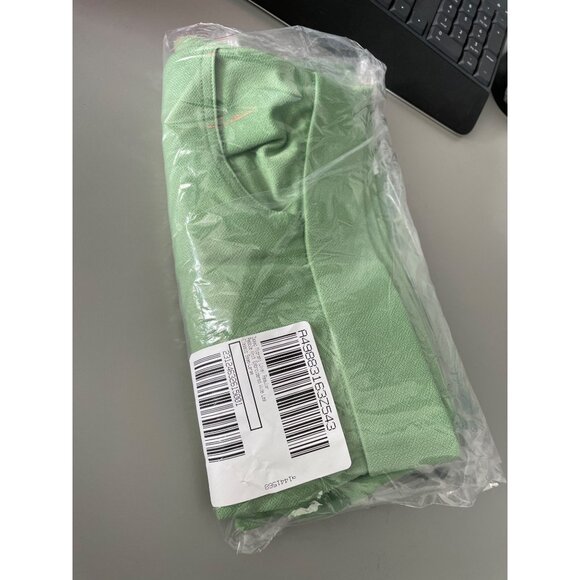 Isaac Mizrahi Live Reg Pebble Knit Wide Leg Crop Pants Womens L Classic Sage NEW - Picture 3 of 7